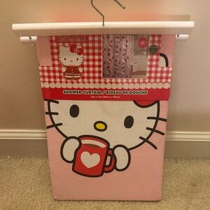 Hello Kitty Pink Shower Curtain